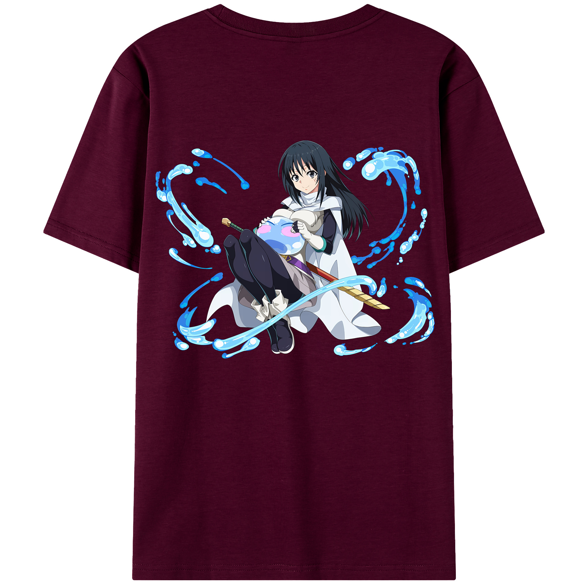 （画像用） 転スラ Regarding Reincarnated to Slime レディース半袖Tシャツ(バックプリント)